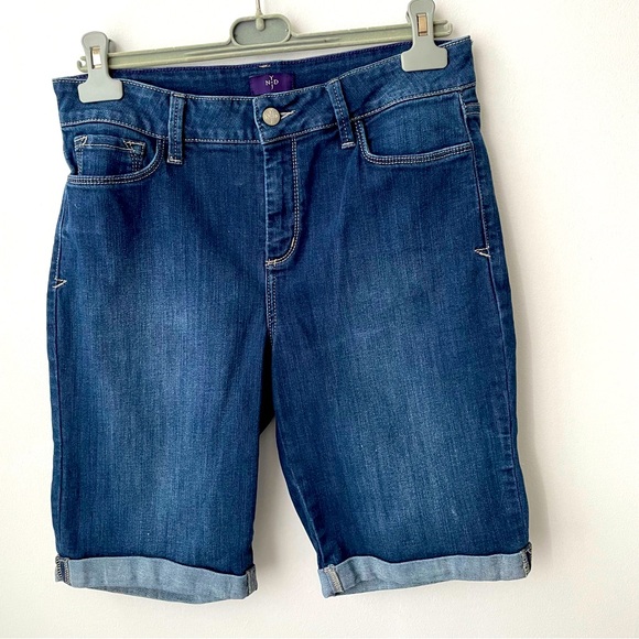 NYDJ Pants - NYDJ Bermuda Shorts Stretch Denim Size 12